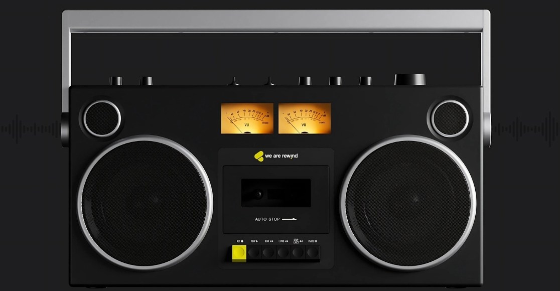 This modern cassette boombox will lure you in with glowing VU meters