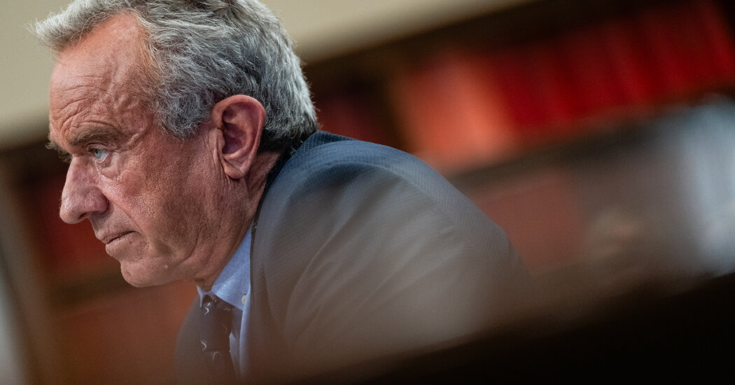 Party Politics Is Said to Have Played a Role in Kennedy’s Firing of Vaccine Advisers